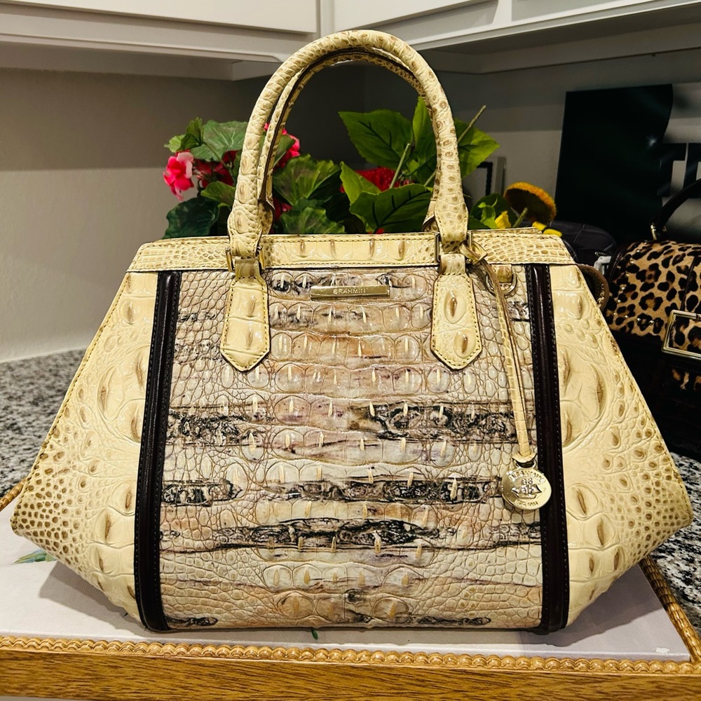 Brahmin Sandalwood Coddington Arden Satchel